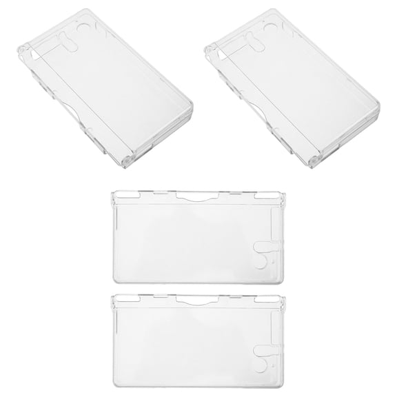 LOLIPPYY 4Pcs Transparent Shockproof Console Case with Crystal Clear Protection for Game Machine