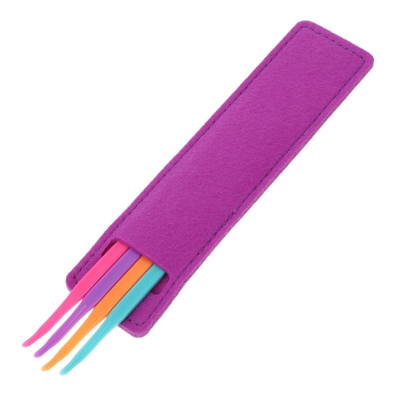 LOLIPPYY 4Pcs User Friendly Purple Thang Sewing Tool Set for Versatile Sewing and Embroidery Storage
