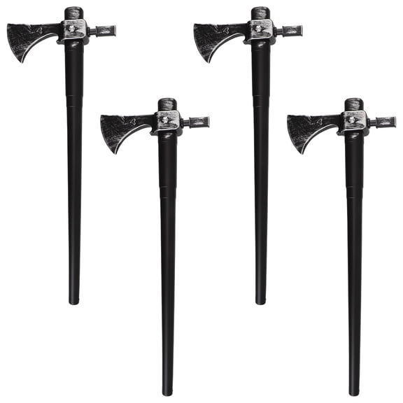 LOLIPPYY 4-Piece Viking Prop Set Realistic Plastic Costume Accessories for Cosplay and Masquerade Events