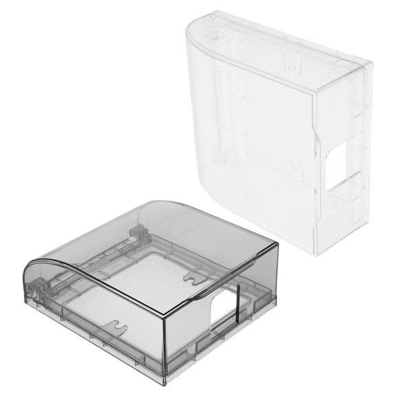 LOLIPPYY 4Pcs Waterproof ABS Electrical Socket Cover with Transparent Monitoring Panel
