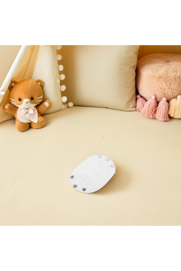 4Pcs White Bodysuit Extenders Cotton Material Designed for Comfort and Warmth