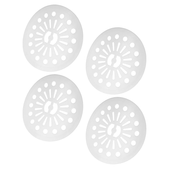 LOLIPPYY 4Pcs White Plastic Automatic Washer Clothes Pressing Pad Washing Machine Accessory