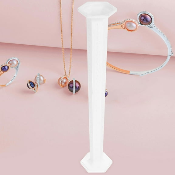 LOLIPPYY 4Pcs White Plastic Roman Column Decoration for Home and Garden Outdoor Use