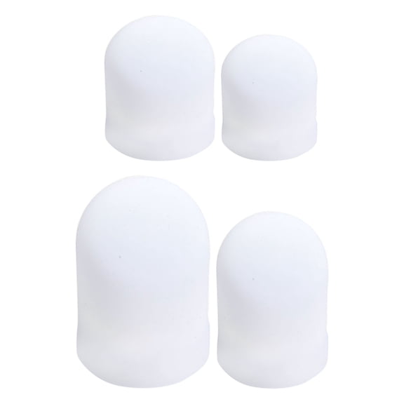 LOLIPPYY 4Pcs White Round Spotlight Covers Silicone Diffuser Caps for Flashlight Outdoor Lighting