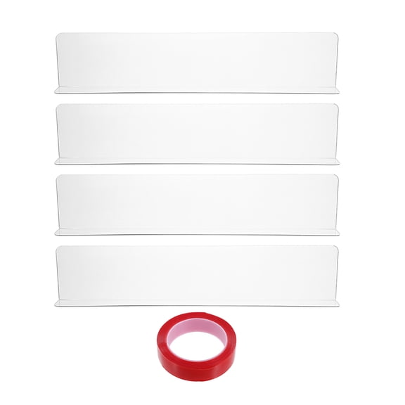 LOLIPPYY 4Pcs Window Sill Protector from Dog Cat Scratching Protection - 28x7x3cm Clear Pet Against Dog Claw Chewing Slobbering Window Guard