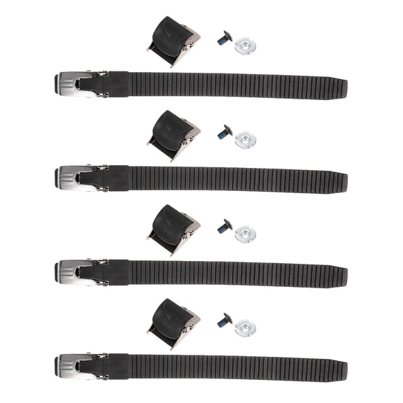 LOLIPPYY 4-Pack Adjustable Inline Skate Strap Buckles for Roller Skates, Universal Fit Shoe Accessories Replacement Set
