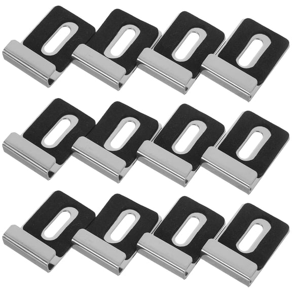 LOLIPPYY 4Set Mirror Wall Clips Design Stainless Steel Glass Clamp for Bathroom Mirror Mounting