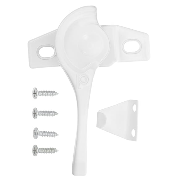 LOLIPPYY 4Sets Aluminum Alloy Window Sash Lock White for Enhanced Safety and Stylish Design