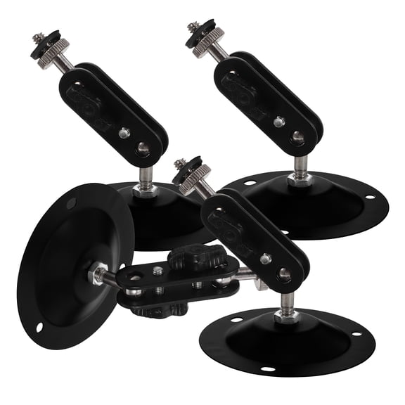 LOLIPPYY 4Sets Black Wall Camera Stand with Quick Installation and Adjustable Angles for Daily Use