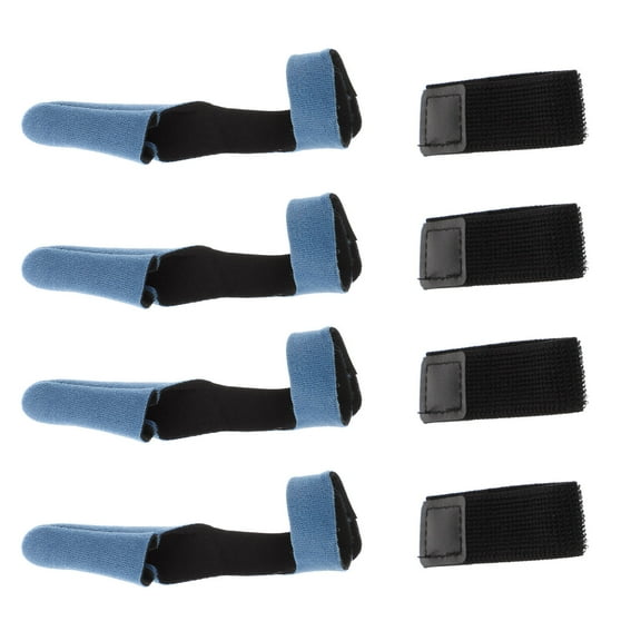 LOLIPPYY 4Sets Fishing Rod Protection Sleeves Blue with Excellent Outdoor Use and Easy Carry