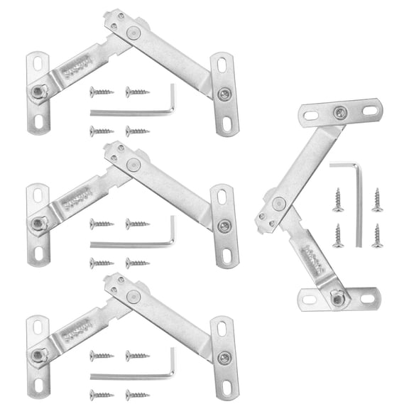 LOLIPPYY 4Sets Stainless Steel Window Limiter Lock for Home Enhanced Safety and Secure Window Opening Control