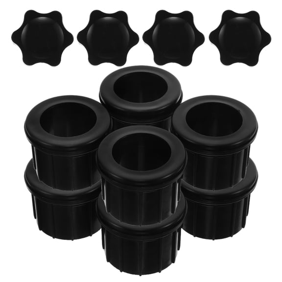 LOLIPPYY 4Sets Weather Resistant Umbrella Base Hole Insert Black for Outdoor Parasol and Patio Umbrella Repair