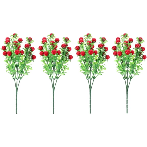 LOLIPPYY 4pcs Artificial Fruit Plants Branches Table Centerpiece Fruit Branches Ornaments