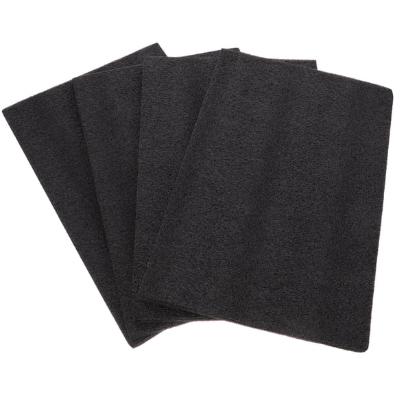 LOLIPPYY 4-Pack Black Polyethylene Foam Sheets 0.5 Inch Thick Lightweight Protective Padding for Crafts and Packaging Use