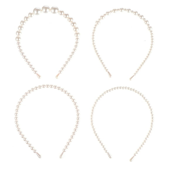 LOLIPPYY 4pcs Elegant Faux Headband Hair Girls Hairband Headdress Headwear