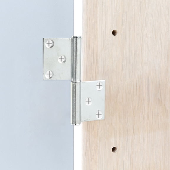 LOLIPPYY 4pcs Gate Hinges for Metal Gates Iron Hydraulic Buffer Hinge Silver for Professionals