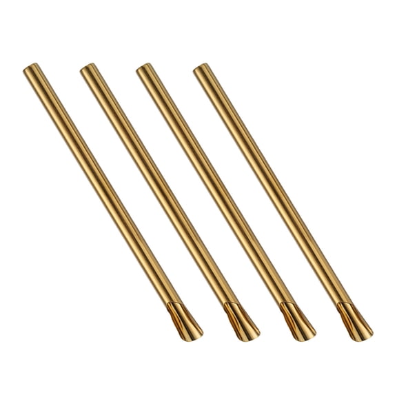 LOLIPPYY Stainless Steel Reusable Straws and Stirrers Set for Tea, Parties, Outdoor Use, Drink Accessories Kit