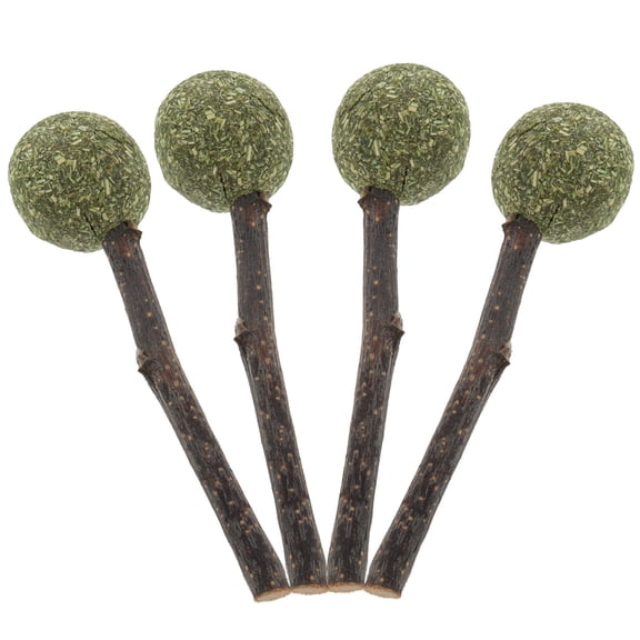 LOLIPPYY 4pcs Hamster Snacks Teeth Chewing Tablets Multi Wood for Squirrels and Reduce Boredom