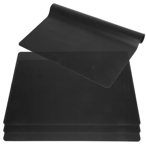 LOLIPPYY 4pcs Heat Resistant Mats For Countertop Silicone Placemat Anti-scald Non-slip For General Users