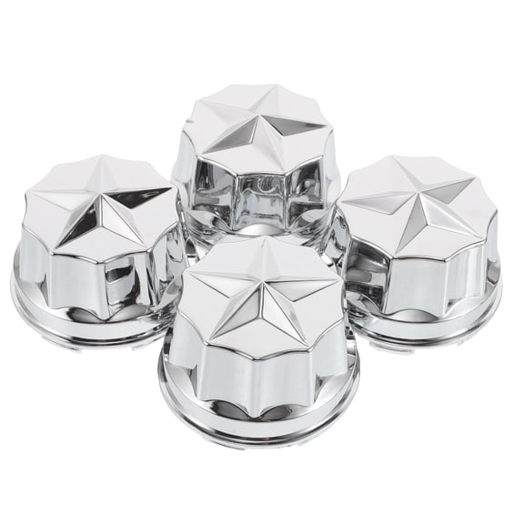 LOLIPPYY 4pcs Nut Axle Wheel Rim Cover Plastic Hubcap - Automotive Accessories For Go Kart Atv Utv Drift Golf Cart Cap Replacement Parts