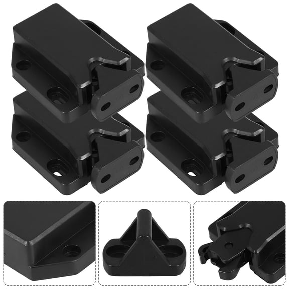LOLIPPYY 4pcs Rebound Push Lock for Kitchen Cabinets and Wardrobes Reliable Mechanism for Seamless Operation for Home and Office