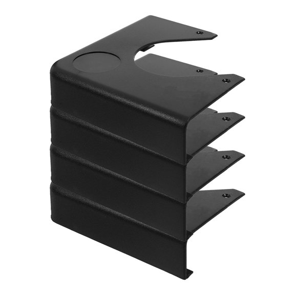 LOLIPPYY 4pcs Sleek Design Billiard Table Corner Plate Black Resin Hard Plastic For Billiards Game