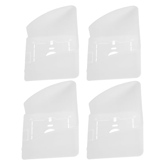 LOLIPPYY 4pcs Sleek Design Weatherproof Outlet Cover White PP For Outdoor Areas