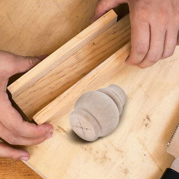 LOLIPPYY 4pcs Small Table Legs Wooden Khaki DIY Aesthetic Improvement