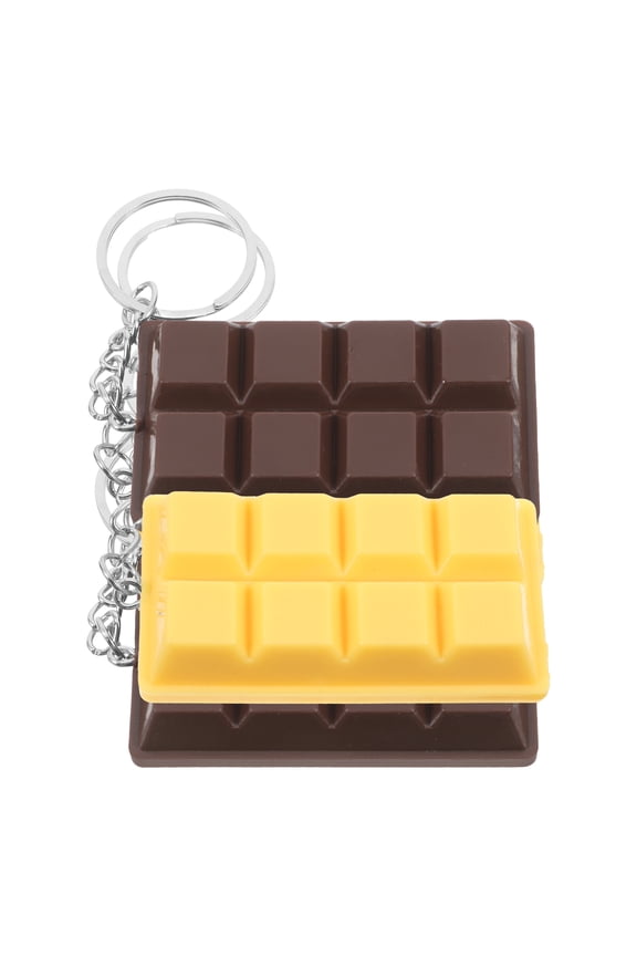 4pcs Soccer Ball Keychain Chocolate Model Keychains For Soccer Party Favor With Decoration