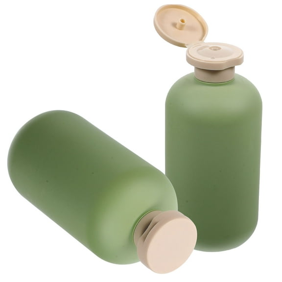 LOLIPPYY 4pcs Squeeze Bottles for Liquids with Refillable for Bathroom for