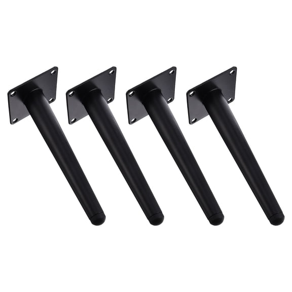 LOLIPPYY 4pcs Tapered Iron Cabinet Legs Furniture Support Feet for Sofa Bed Table Easy Installation Practical Design