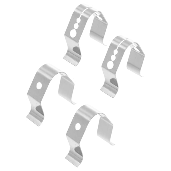 LOLIPPYY Temperature Probe Clip Thermometer Holders Silver 4Pcs