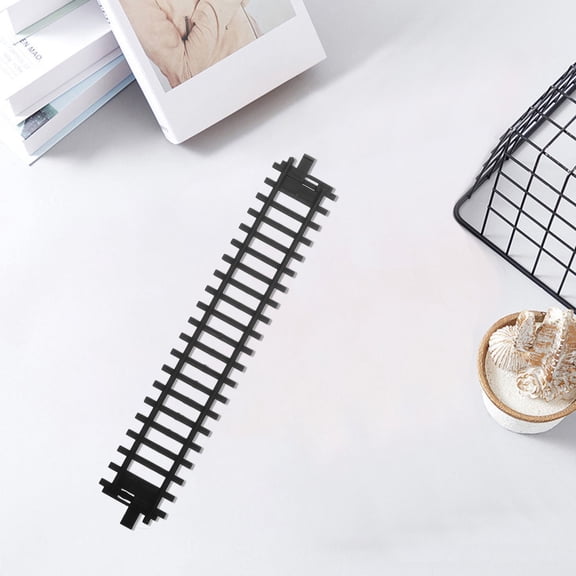 LOLIPPYY 4pcs Train Tracks Extension for Railway Tracks Flexible Assembly Interactive Fun
