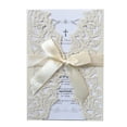 thumbnail image 1 of LOLIPPYY 5 Sets Decorative Butterfly and Flower Wedding Invitation Bow-Tied Lace Greeting Card Envelopes for Weddings, Engagements, and Formal Events, 1 of 7