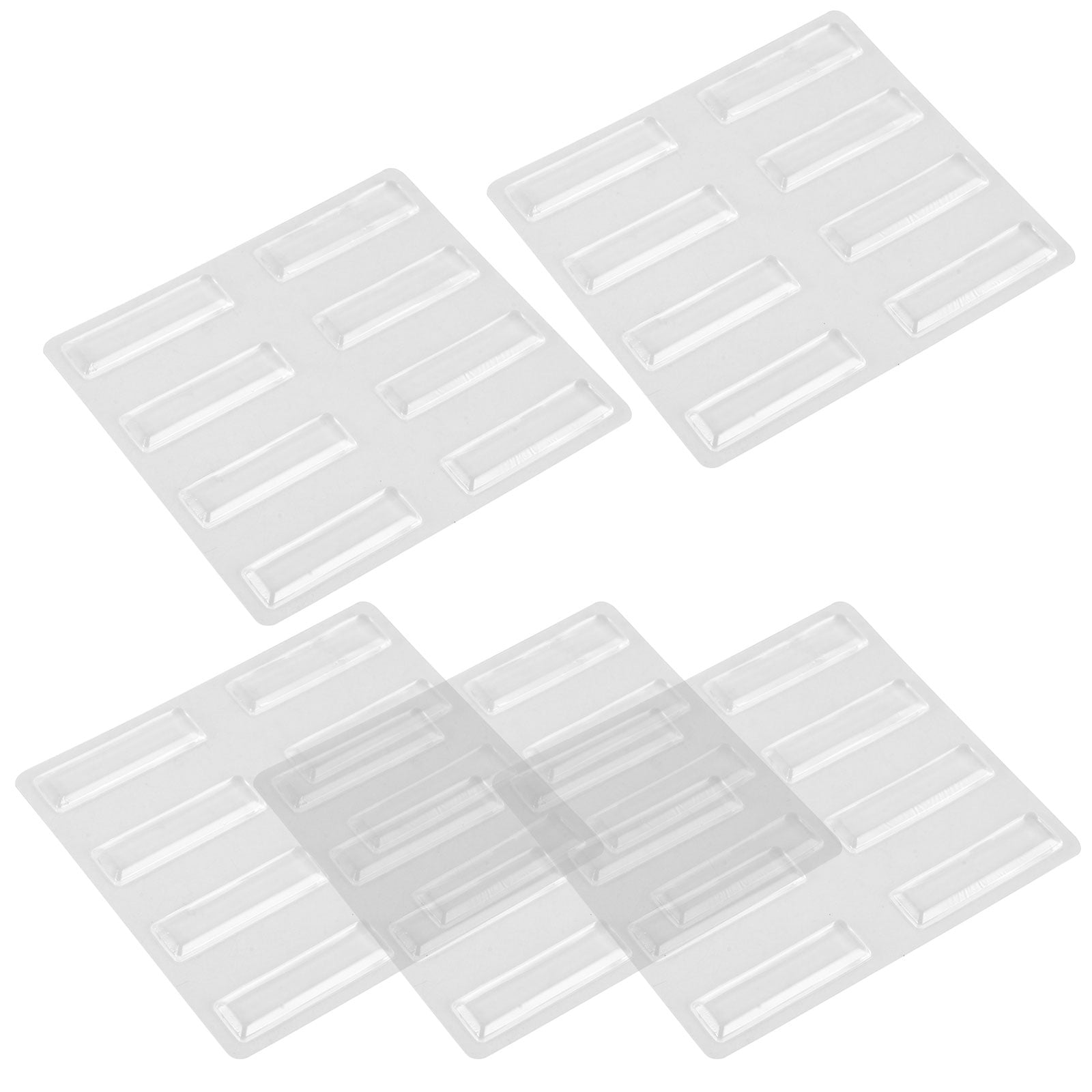 LOLIPPYY 5 Sheets Cabinet Slam Stopper Door Buffers Transparent Soft ...