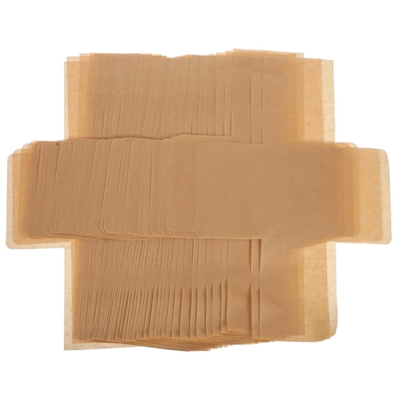 LOLIPPYY 50 Pack Parchment Bread Liners for Baking Cakes Cookies with Light Yellow Silicone Material