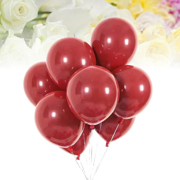 LOLIPPYY 50-Pack Red Table Balloon Decorations for Weddings Romantic Style Party Supplies