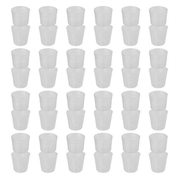 LOLIPPYY 50 Set of Planter Cups Plastic for Optimizing Growth Conditions