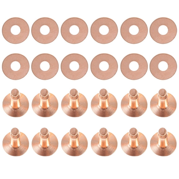 LOLIPPYY 50 Sets Luggage Rivet Craft Rivet Tubular Metal Rivet Sets