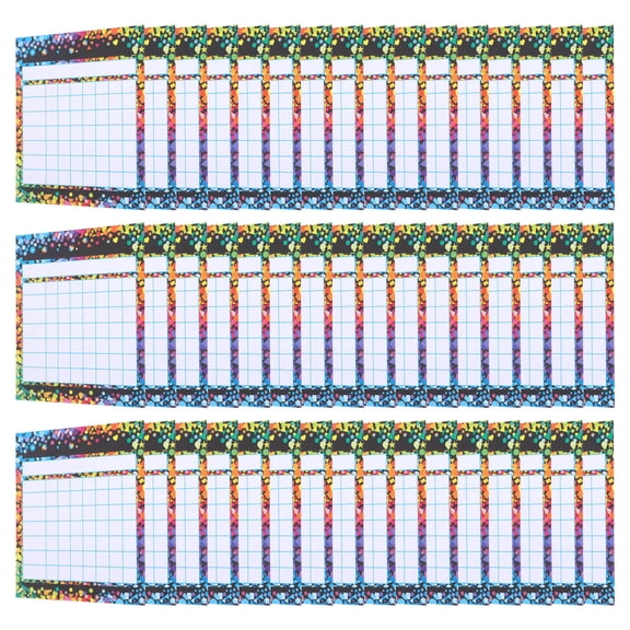 LOLIPPYY Rectangular Incentive Chart Multi Colored for Children 50 Sheets
