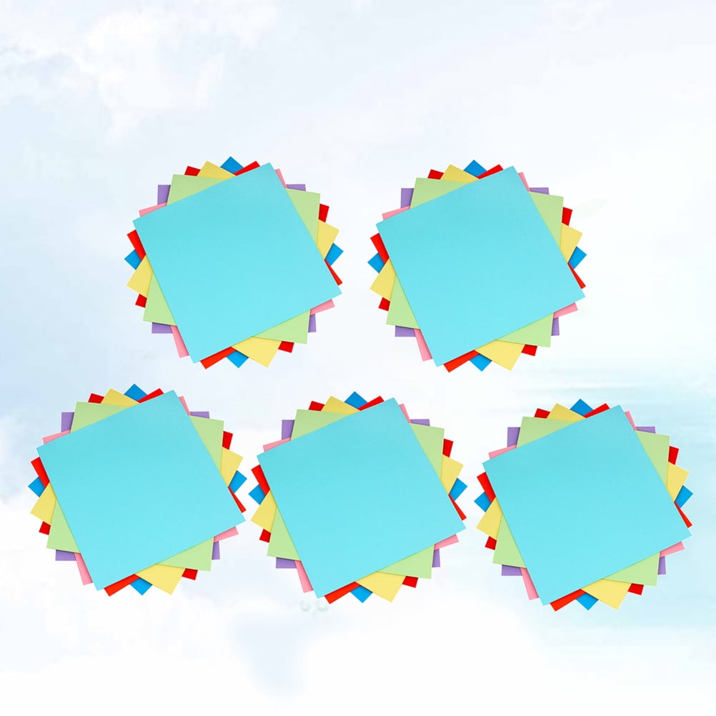 LOLIPPYY 500 Sheets Assorted Color Square Paper Folding for Diy ...