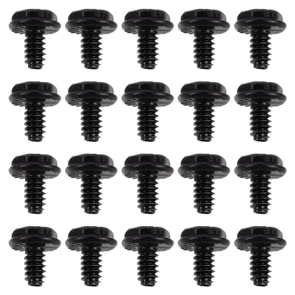 LOLIPPYY 500Pcs Black Computer Hardware Screws Compatible with Desktop Pc Case and Chassis