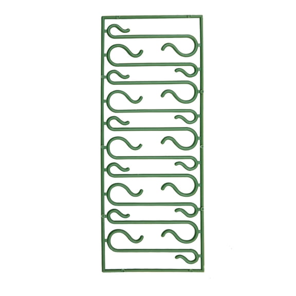 LOLIPPYY 500- Plastic S-Hooks for Christmas Tree Ornaments, Hanging Hooks for Holiday Decorations