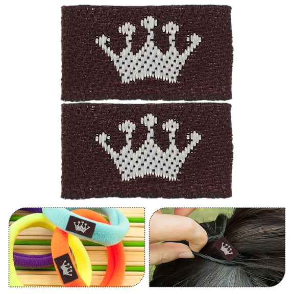 LOLIPPYY 500Pcs Embroidered Custom Fabric Tags for Clothes Washable Sewing Labels for DIY Projects