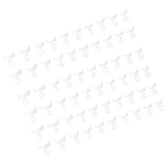 LOLIPPYY Nail Tips Set Crescent Plastic Nail Half Moon Tips White 500Pcs