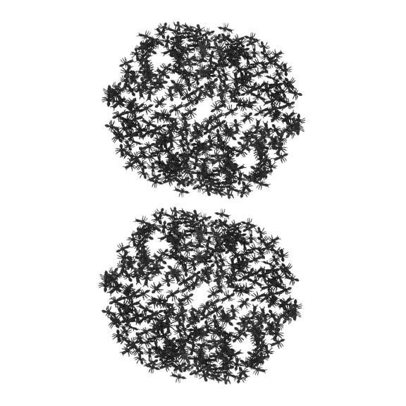 LOLIPPYY 500Pcs Realistic Plastic Ant Figurines Durable PVC Fake Bugs for Prank Props