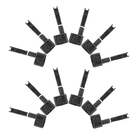 LOLIPPYY 50Pairs Metal Zipper Insertion Pin Kit with Durable Slider Retainer for Jackets Coats DIY Sewing Repair