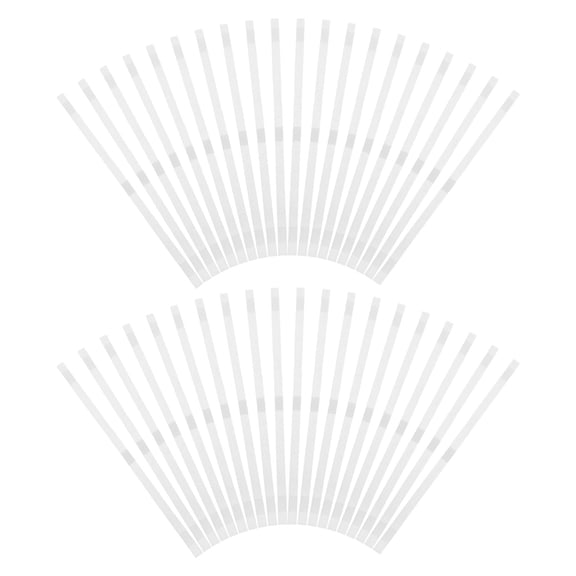 LOLIPPYY 50Pcs 10Mm Thermal Binding Adhesive Strips with Residue Free Removal for Document Repair