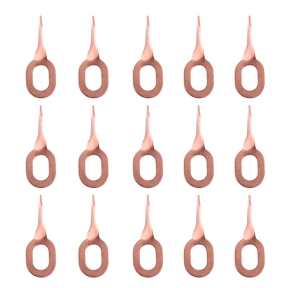 LOLIPPYY 50Pcs Aluminum Welding Stud for Tire Repair Patch Tools Golden Practical Design