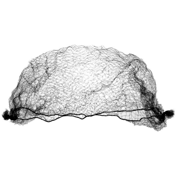 LOLIPPYY 50Pcs Black Hair Bun Net Mesh with Comfortable Fit Ideal for Dance and Professional Hair Styling